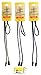 Peeper Keepers Eyeglass Retainer | Supercord | Eyeglass Holder | Assortment(1), 3pk mix | w/Microfiber Cloth, Screwdriver