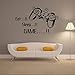 Home Find Game Wall Decals Eat Sleep Game Quote Wall Stickers Gamers World for Net Bar Living Rooms Bedroom Removable Kids and Boys Rooms Decoration 33.7 inches x 21 inches