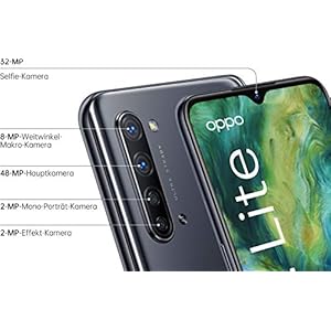 OPPO Find X2 Lite - Smartphone 128GB, 8GB RAM, Single Sim, Moonlight Black - immagine 4