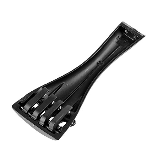 Domybest Aluminum Alloy Violin Tailpiece Drawplates with Tailgut Tuning for 3/4 4/4