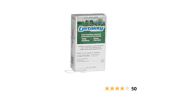 Amazon.com : Certainty Herbicide for Turf and Lawns 1.25 oz ...