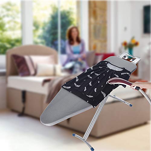 Fiudx 48x15‘’ Home Ironing Board 4 Leg Foldable Adjustable Board