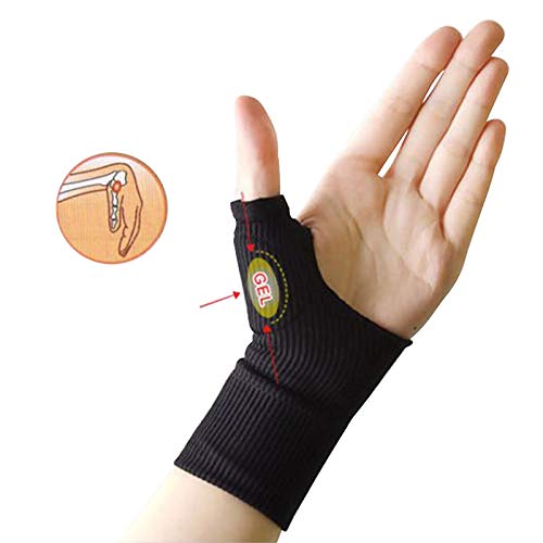 EDTara Arthritis Gloves Medical Wrist Thumbs Hands Splint Support Brace Stabiliser 1 Pair Skin Color
