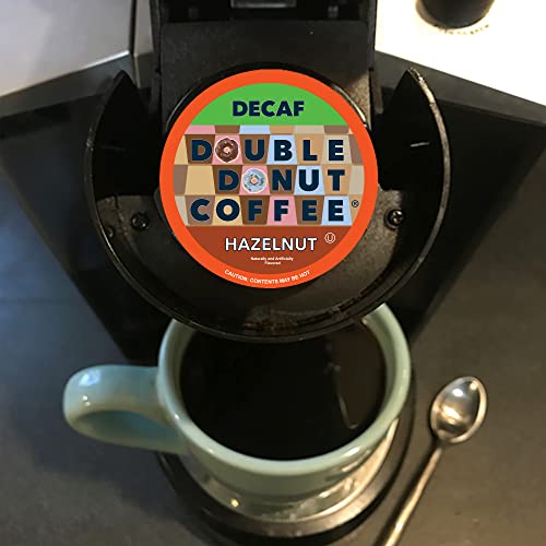 Double Donut Flavored Decaf Coffee, Decaf Hazelnut Coffee, Decaf Coffee