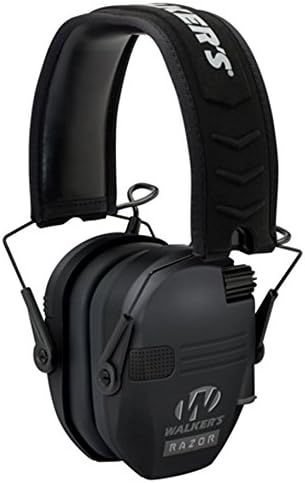 Walkers Game Ear Razor Slim Shooter Folding Earmuff 23 dB Black