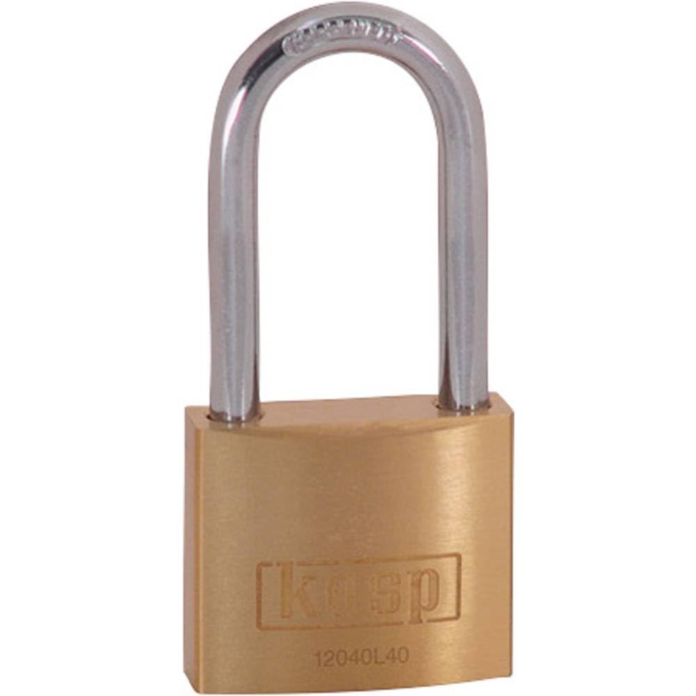 Kasp K12040L40D 40 x 40 mm Brass Padlock With Long Shackle