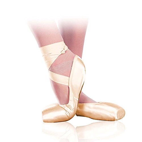 Sansha Adult Peach Pink American Soft-Toe Ballet Shoes Medium Womens 7