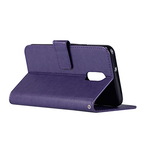 LG Stylo 4 Case,LG Stylo 4 Plus Phone Case,LG Q Stylus 4 Wallet Case,PU Leather Wallet Flip Case with Credit Card Holder and Kickstand Dreamcatcher Phone Cover for LG Stylo 4 Plus/Q Stylus,Purple