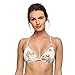Roxy Women's Printed Strappy Love Reversible Fixed Triangle Bikini Top