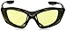 Uvex by Honeywell by Seismic Black Frame, Amber Lens, Uvextra Anti-fog S0602X