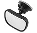 Baby Car Mirror, EnjoyULife Baby Safety Rearview Mirror, Child observation mirror, 360 Degree Adjustable, Shatterproof Acrylic, Suction Cup on Windshield/Clip on Car Sun Visor, Small Size: 3