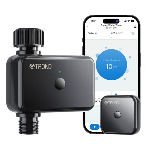 TROND WiFi Sprinkler Timer, Smart Water Hose Timer with 2 Watering
