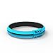 Silicone Sportswear Hair Tie Bracelet Ponytail Holder (Medium Foxy Teal)