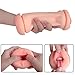 SHEQU Male Masturbation Cup - Virgin Pussy and Oral 2-in-1 Masturbator Silicone Adult Sex Toy for Oral Sex and Vaginal Sex (Miya's Pussy and Oral)