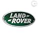 Land Rover Range Rover Defender Oval Replacement Emblem - Green & Silver