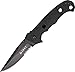 Columbia River Knife & Tool Black Cruiser Folding Knife w/Black Handle