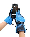 D Diana Dickson Winter Sportswear Waterproof Touchscreen Ski/Snowboarding Gloves