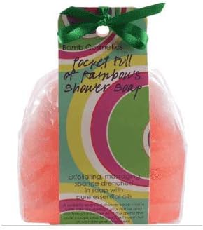 Bomb Cosmetics Pocket Full of Rainbows Shower Soap Handmade Bath Gift