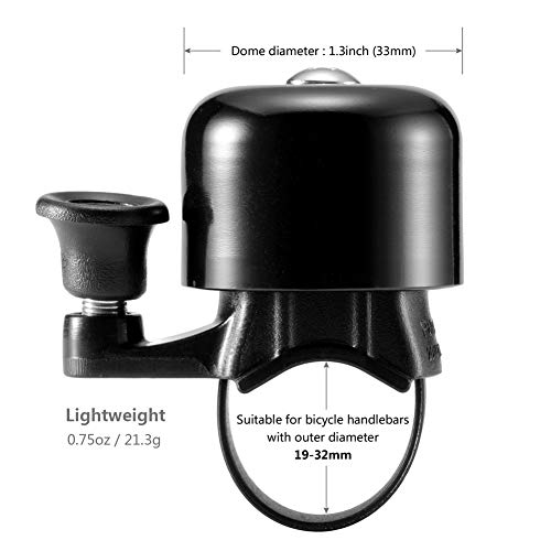 image for LYCAON Bicycle Bike Bell (One Size Fit All) with Instruction, Loud Cri