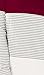 For G and PL Women Color Block Long Sleeve Cotton T Shirts Stripe Casual Knits Tunic Tops Maroon L