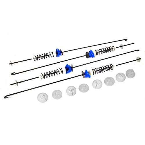 NEW Washing Machine Suspension Rods for Whirlpool, W10820048, W10189077, PS11723157 by PRIMECO - 1 YEAR WARRANTY