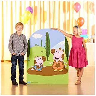 STAR CUTOUTS Peppa Pig SC822 George Muddy Puddle Child Sized Stand in Cardboard Cut Out, Solid, Green, LIFESIZE - Image 3