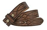 Fullerton 382000 Genuine Full Grain Leather Tooled Belt Strap 1-1/2