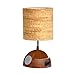 LighTunes LS1001-WOD-BT Bluetooth Speaker Lamp with Alarm Clock, FM Radio, and USB Charging Port, Wood Grain