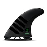 Futures Alpha Thruster Fin Set John John Carbon/Green Medium