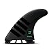 Futures Alpha Thruster Fin Set John John Carbon/Green Medium