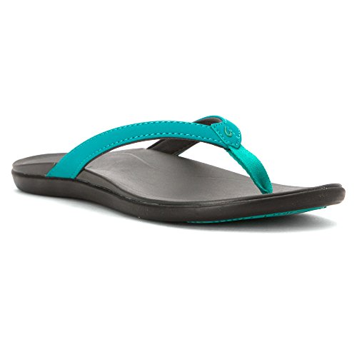 OLUKAI Hoopio - Womens Comfort Sandal Mermaid/Dk Shadow - 11