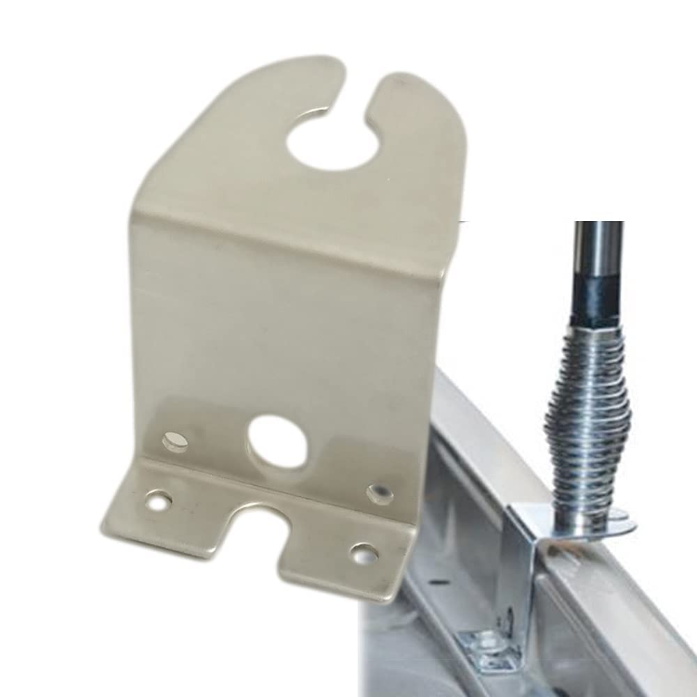 UngSung Vehicle Hood & Fender Stainless Steel Mount Bracket for CB UHF VHF Ham Radio Antenna Pole Z Mounting Bracket