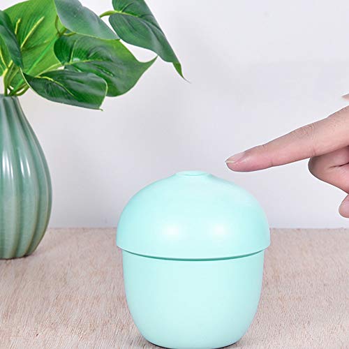 Livoty Ultrasonic Cool Mist Humidifier,Mini Porcelain Home Aroma LED Essential Oil Tray Air Diffuser Purifier (Blue)