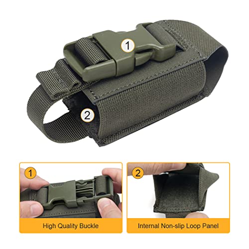 IDOGEAR Tactical Flashlight Holder Molle flashbang Pouch Magazine Pouch