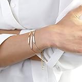 SAME DAY SHIPPING Before 12pm Personalized Name Plate Gold Bar Bracelet in Handmade Wedding Jewelry for Women Bridesmaid Gifts Anniversary Best Friend Gifts For Mom Christmas Gift - 12BR