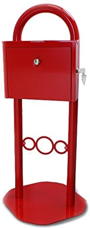 Amazon 郵便受け ポスト ショコラgr レッド スタンド付置き型タイプ 安心の日本製 郵便受け メールボックス