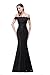 Babyonline Off Shoulder Lace Long Bridesmaid Maxi Prom Dress for Wedding CPS199