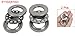 uxcell 2 Pcs 15 x 28 x 9mm 51102 Single Direction Thrust Ball Bearings