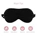 Silk Sleep Mask & Blindfold, Soft Eye Mask with Adjustable Head Strap, Deep Rest Eye Masks for Sleeping Night Eyeshade, Eye Cover for Travel, Shift Work & Meditation (Pink)