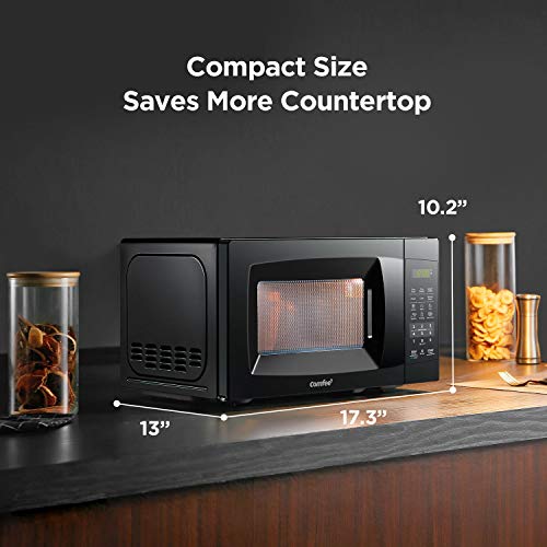 COMFEE' EM720CPLPM Countertop Microwave Oven with Sound On/Off, ECO