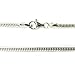 Queenberry Sterling Silver Snake Cable Bracelet with Lobster Clasp For European Bead Charms