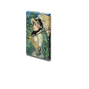 Sprin by Edouard Manet - Canvas Print Wall Art Famous Painting Reproduction - 12" x 18"