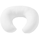 Baby Nursing Pillow and Body Positioner for Breastfeeding and Bottle Feeding for Baby Boys and Girls, Breast Feeding Pillow for Propping Baby, Tummy Time, Sitting Support, Naked Pillow