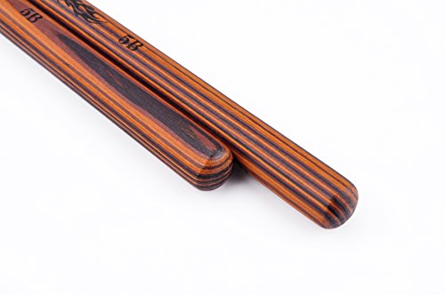 BestSounds Drum Sticks American Classic 5B Wood Tip Drumsticks (5B, American Roasted Maple) - Thumbnail 3