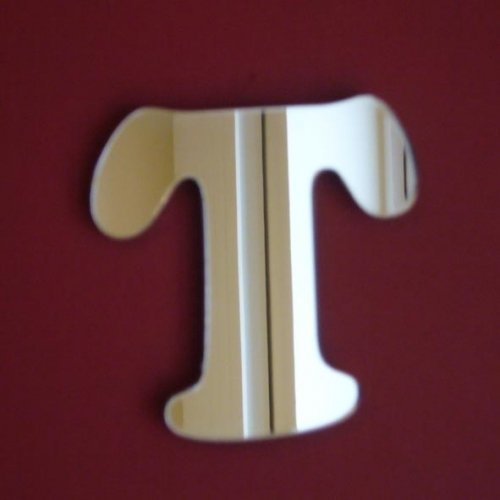 Sendmeamirror Funky Letter T Mirror 35cm