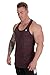 YoungLA Stringer Tank Tops for Men | Workout Muscle Y Back | Gym Bodybuilding Clothing | 302 Navy Red Medium