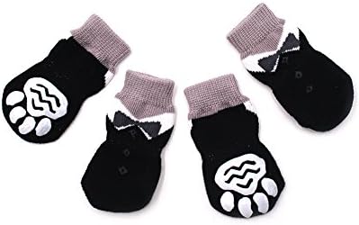 ZERVIOE Pet Dog Socks For Hardwood Floor Indoor Wear Paw Protection