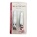 Nail Clippers Toenail Fingernail Cutter - Stainless Steel Professional Clipper Set Heavy Duty Trimmer 2Pcs Silver