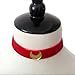 Cosplay Choker Red Velvet with Moon Necklace