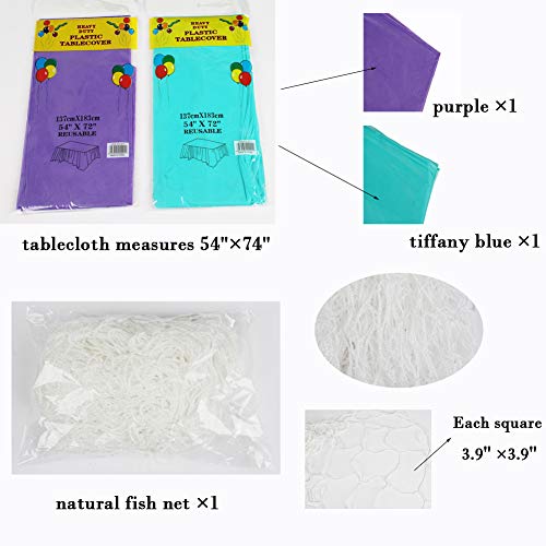 Mermaid Party Supplies Set Decoration Mermaid Bunting Banner Fish